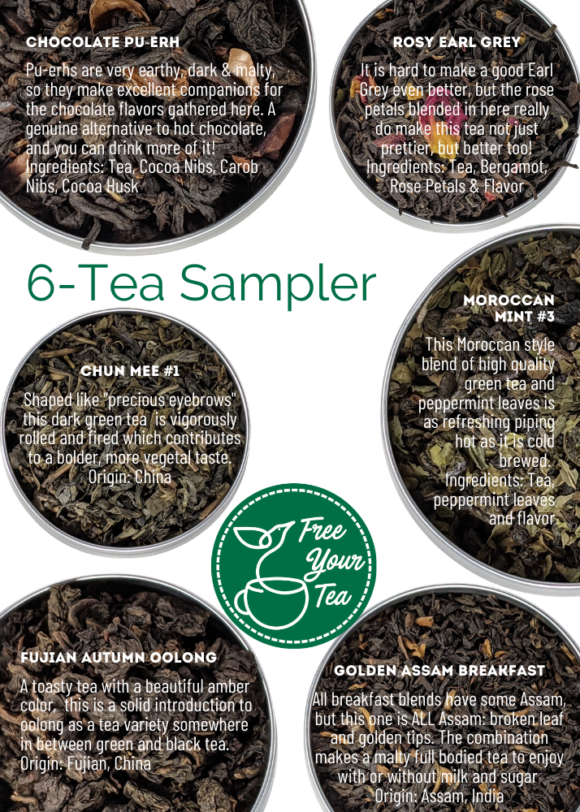 6-Tea Sampler 6-Tea Sampler